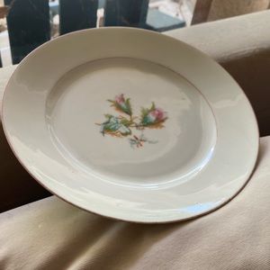 Haviland and Co Limoges salad plate Moss Rose pattern